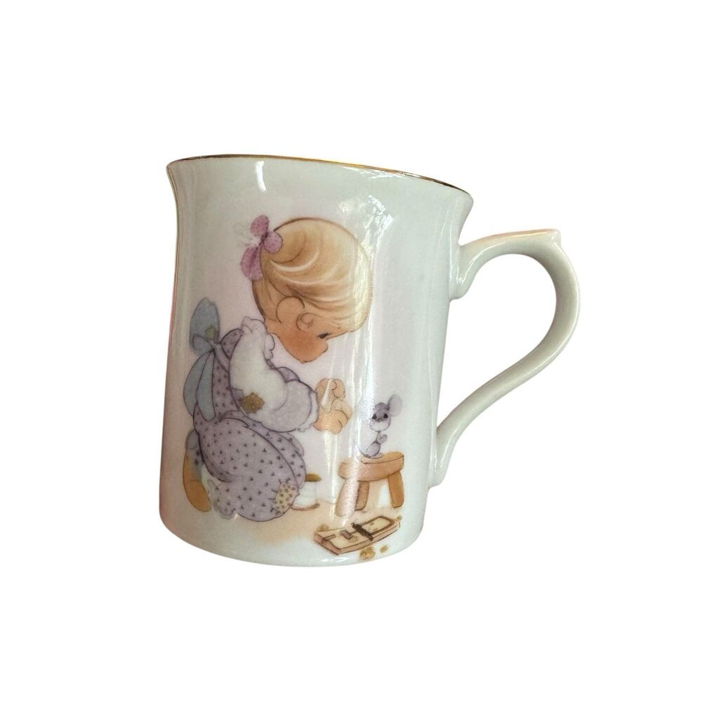 Vintage Precious Moments Mug. Blessed Are The Merciful. 1978.